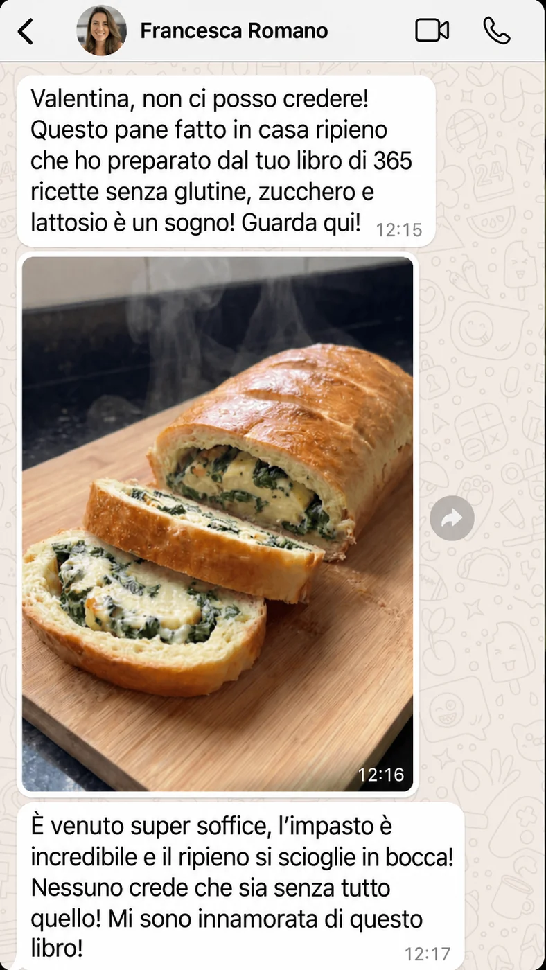 Francesca Romano scrive a Valentina: il pane ripieno fatto in casa